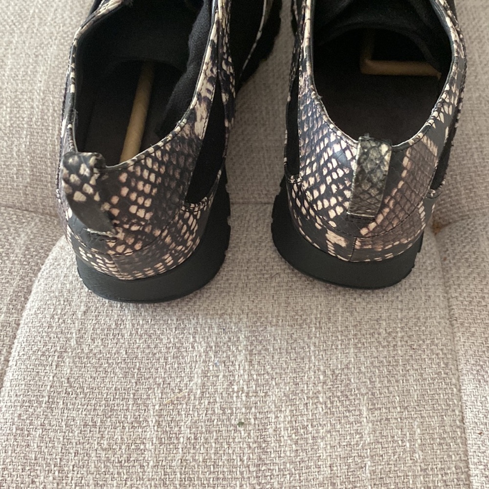 Hill GI Janna Coffee and Snake print Sneaker - Picture 4 of 4